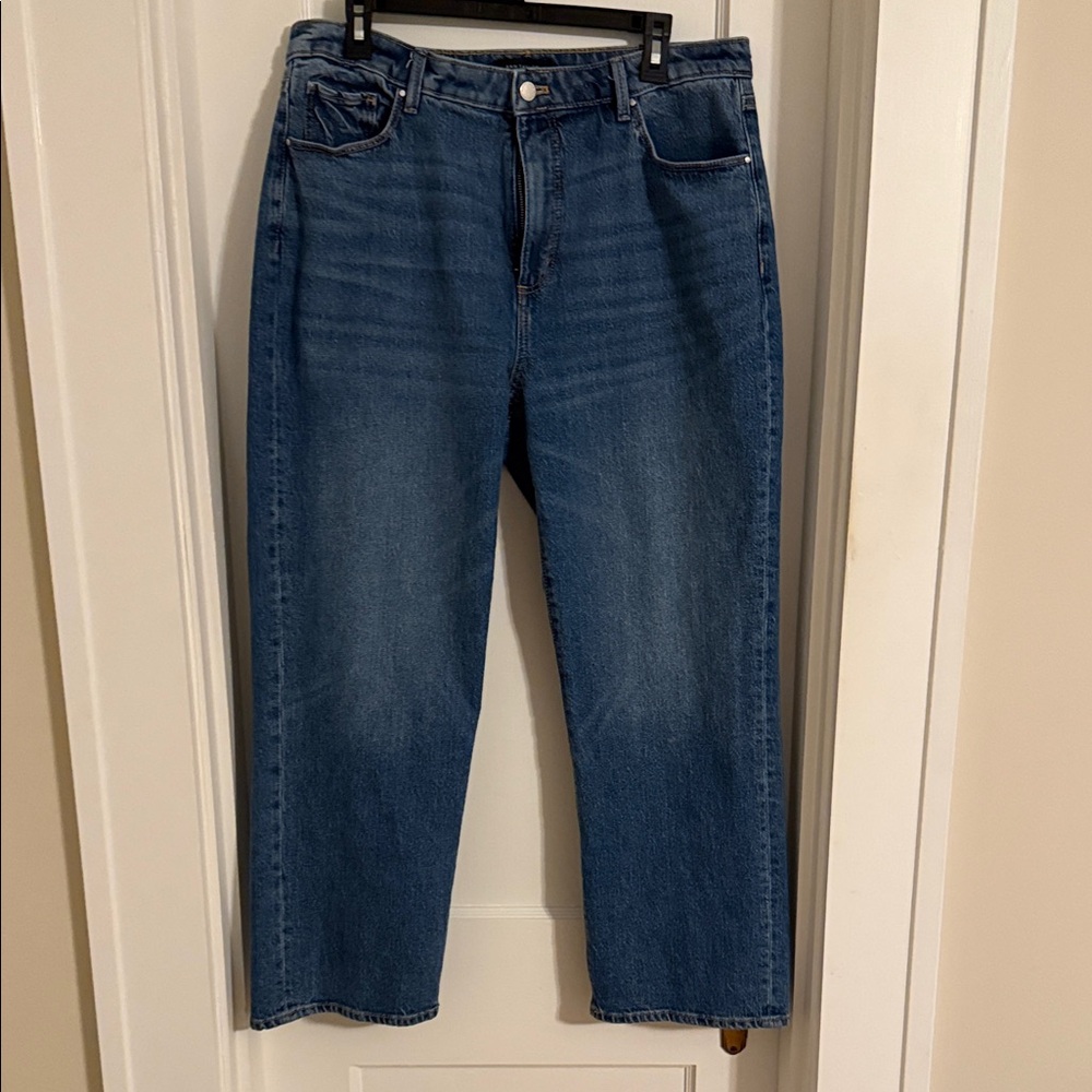 Ann Taylor The Straight curvy high-rise size 12